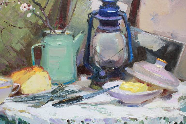 Original Fine Art Still Life Painting by Alisa Onipchenko-Cherniakovska