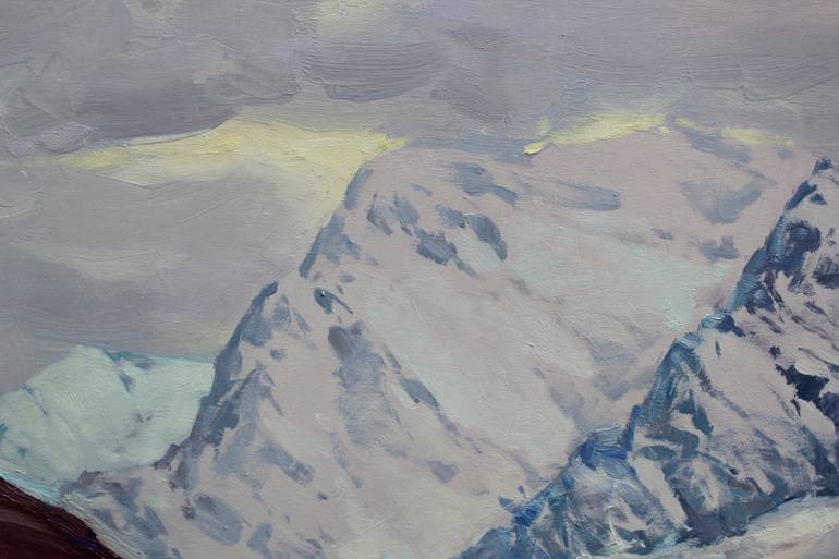 Original Expressionism Landscape Painting by Alisa Onipchenko-Cherniakovska