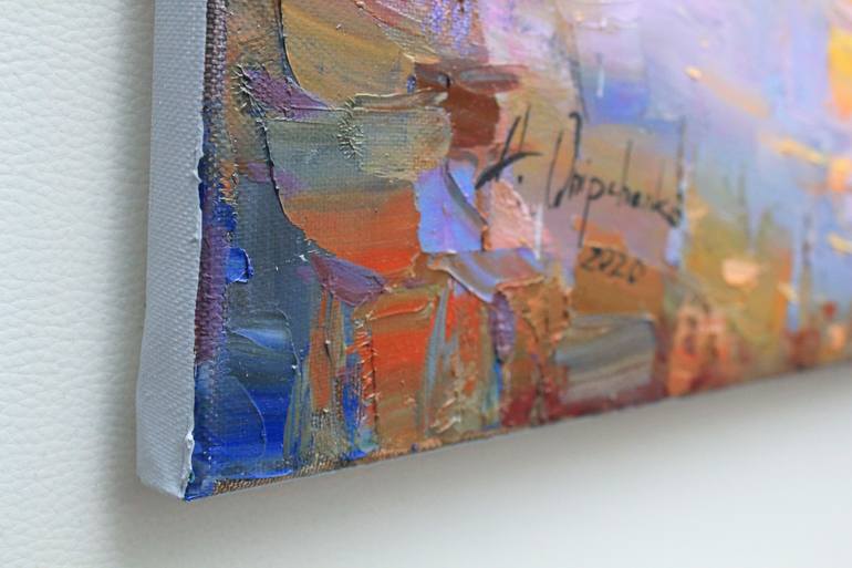 Original Abstract Landscape Painting by Alisa Onipchenko-Cherniakovska