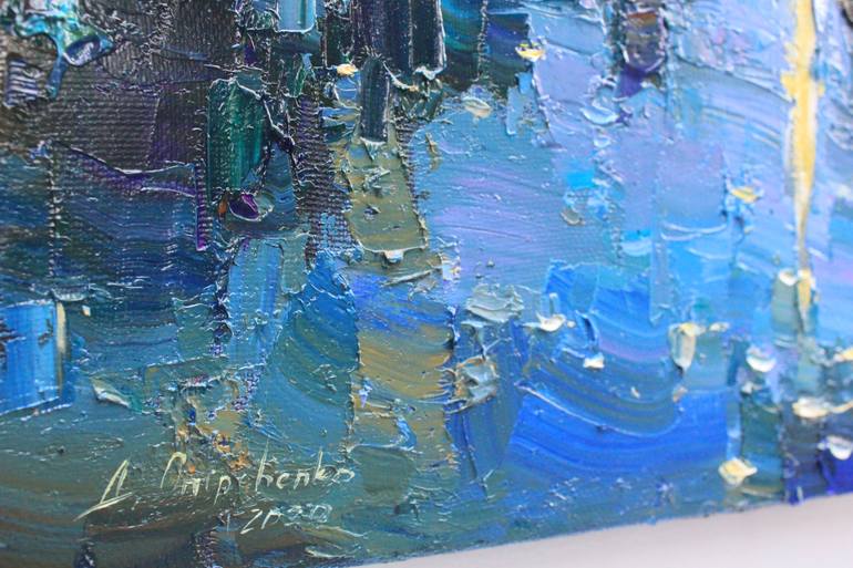 Original Abstract Nature Painting by Alisa Onipchenko-Cherniakovska