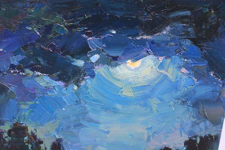 Original Abstract Nature Painting by Alisa Onipchenko-Cherniakovska