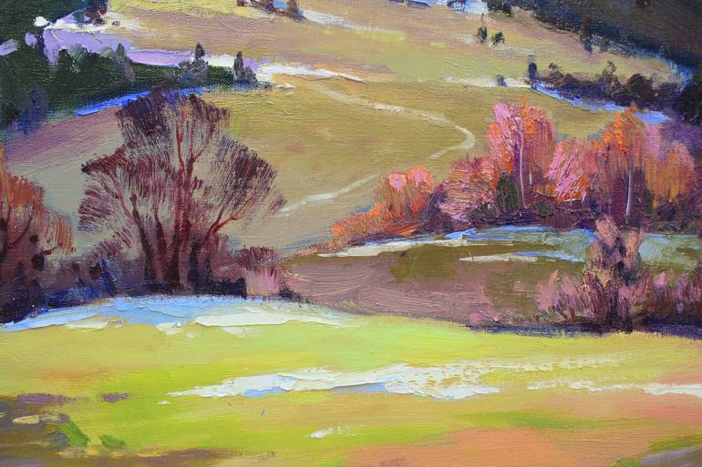 Original Fine Art Landscape Painting by Alisa Onipchenko-Cherniakovska