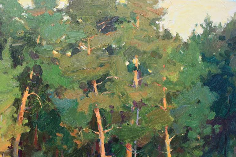 Original Expressionism Landscape Painting by Alisa Onipchenko-Cherniakovska