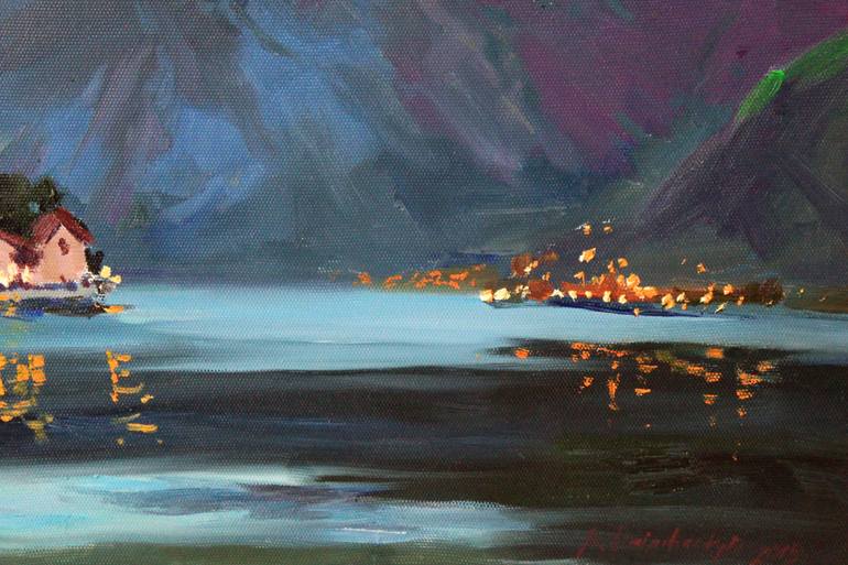 Original Expressionism Seascape Painting by Alisa Onipchenko-Cherniakovska