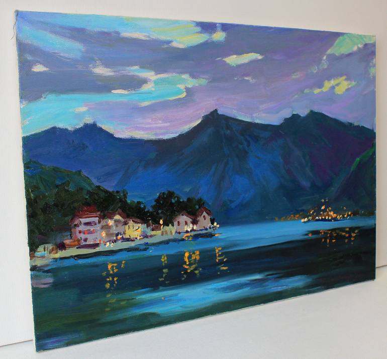 Original Expressionism Seascape Painting by Alisa Onipchenko-Cherniakovska