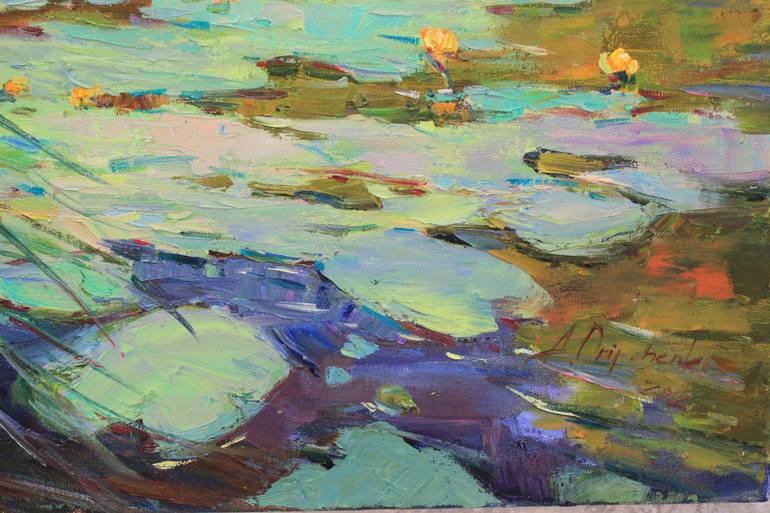 Original Expressionism Landscape Painting by Alisa Onipchenko-Cherniakovska