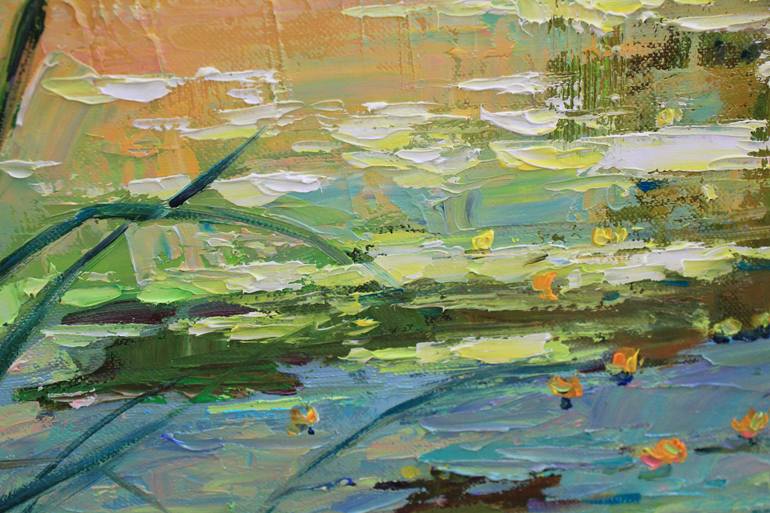 Original Expressionism Landscape Painting by Alisa Onipchenko-Cherniakovska