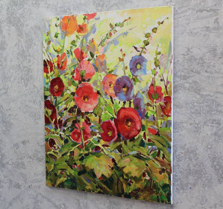 Original Expressionism Floral Painting by Alisa Onipchenko-Cherniakovska