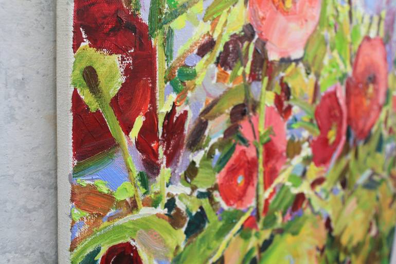 Original Expressionism Floral Painting by Alisa Onipchenko-Cherniakovska