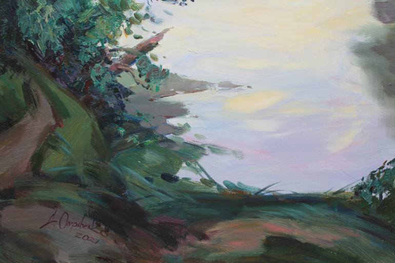 Original Abstract Nature Painting by Alisa Onipchenko-Cherniakovska