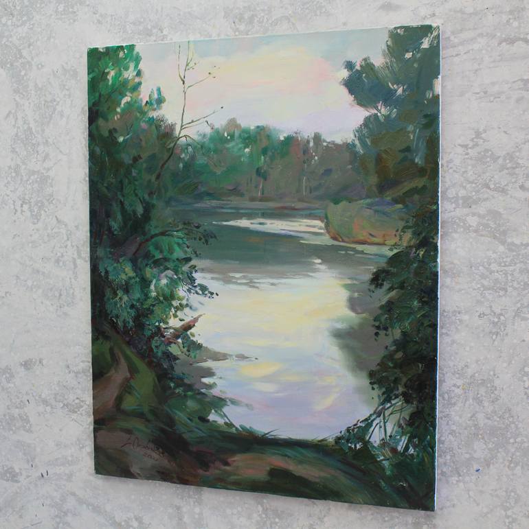 Original Abstract Nature Painting by Alisa Onipchenko-Cherniakovska