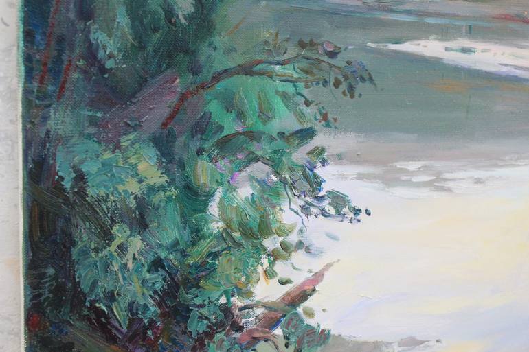Original Abstract Nature Painting by Alisa Onipchenko-Cherniakovska