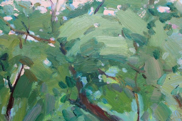 Original Expressionism Tree Painting by Alisa Onipchenko-Cherniakovska