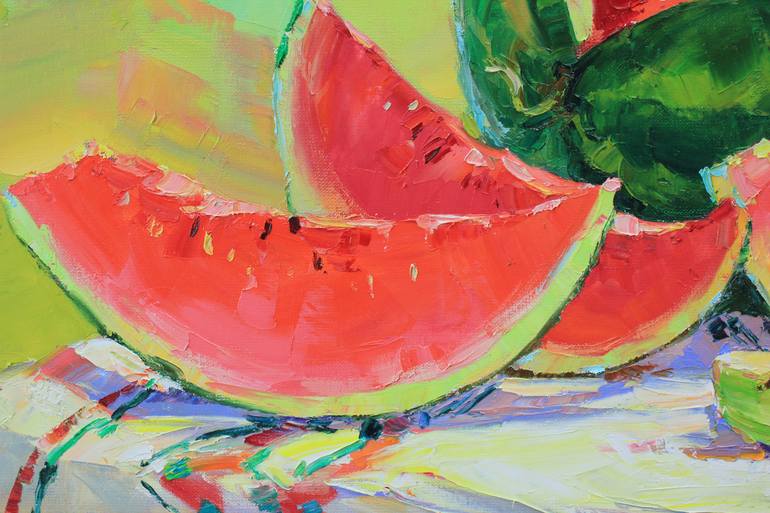 Original Expressionism Still Life Painting by Alisa Onipchenko-Cherniakovska