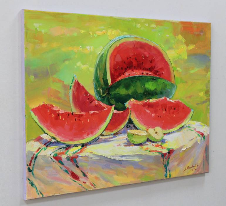 Original Expressionism Still Life Painting by Alisa Onipchenko-Cherniakovska