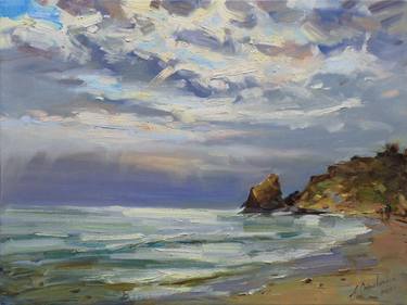 Original Expressionism Seascape Paintings by Alisa Onipchenko-Cherniakovska