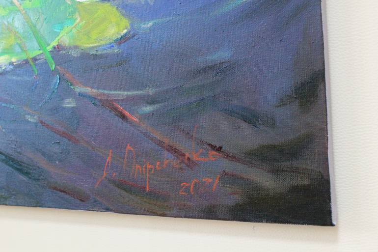 Original Expressionism Floral Painting by Alisa Onipchenko-Cherniakovska