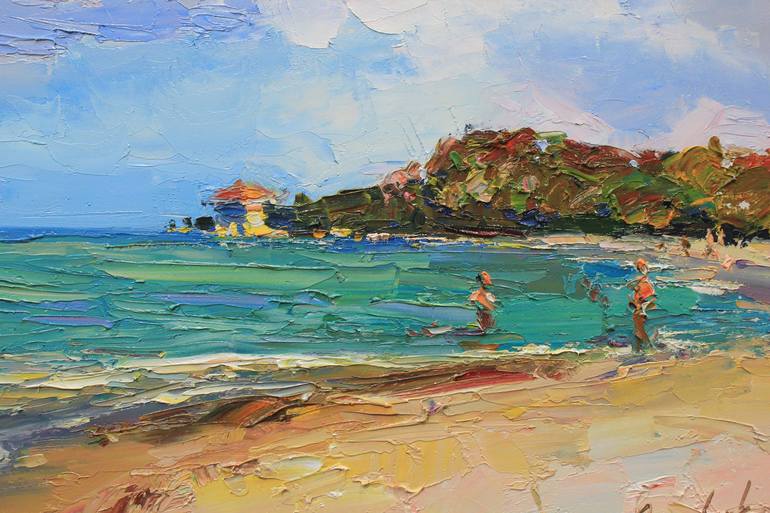 Original Impressionism Seascape Painting by Alisa Onipchenko-Cherniakovska