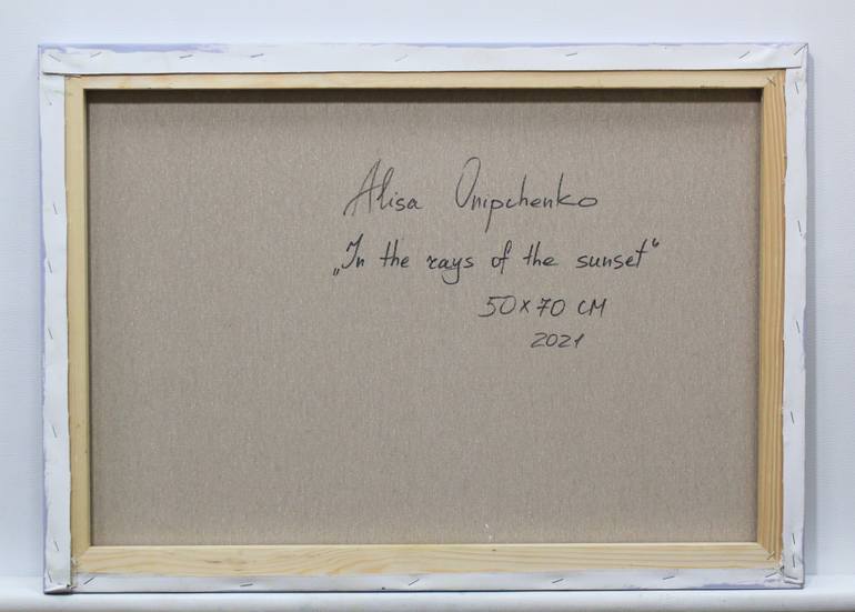 Original Expressionism Landscape Painting by Alisa Onipchenko-Cherniakovska