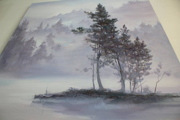 Original Fine Art Landscape Painting by Alisa Onipchenko-Cherniakovska