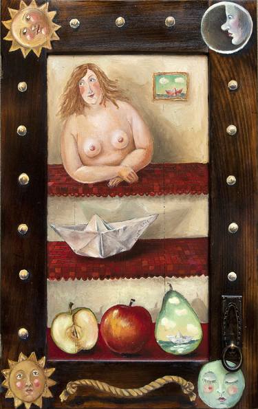 Print of Figurative Nude Paintings by MARA - Mariela Dimitrova