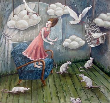 Print of Fantasy Paintings by MARA - Mariela Dimitrova
