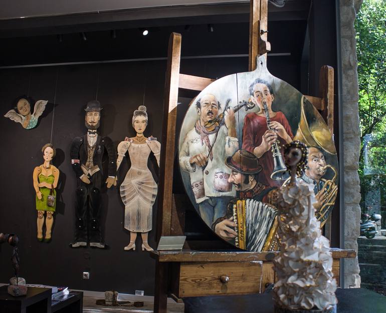 Original Conceptual Family Sculpture by Mara - Mariela Dimitrova