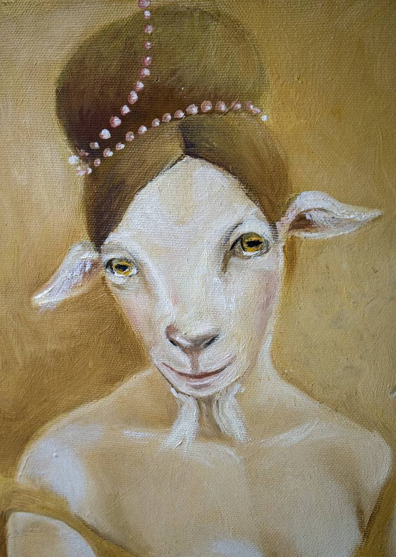 Original Conceptual Animal Painting by MARA - Mariela Dimitrova