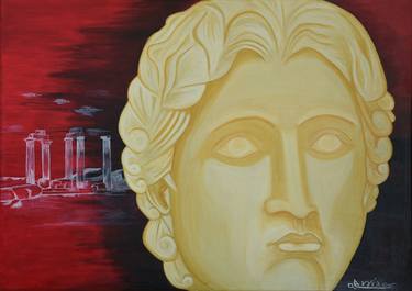 Original Fine Art Classical mythology Paintings by Thania Aggelou