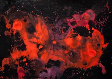 Print of Abstract Expressionism Abstract Paintings by Ana-Maria Hanganu