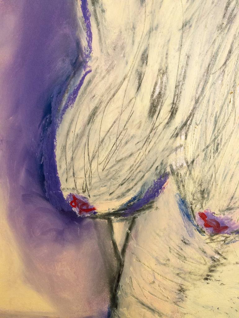 Original Abstract Expressionism Nude Painting by Paola Consonni