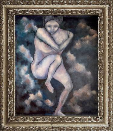 Original Expressionism Nude Painting by Paola Consonni