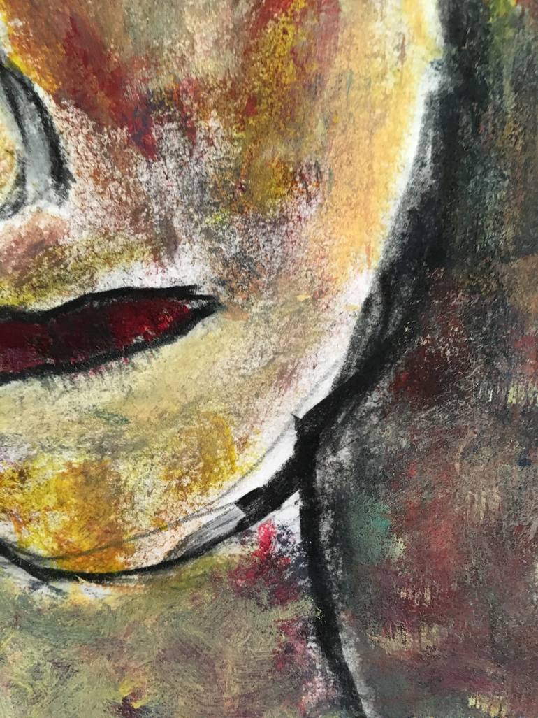 Original Expressionism People Painting by Paola Consonni