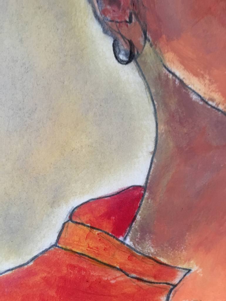 Original Expressionism People Painting by Paola Consonni