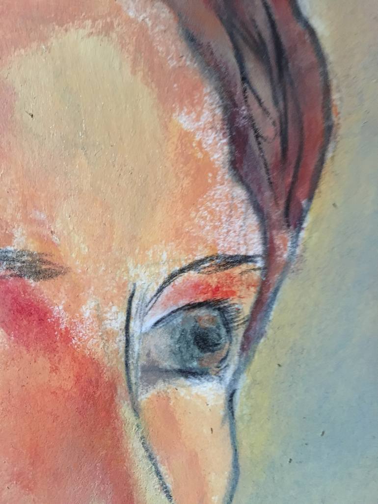 Original Expressionism People Painting by Paola Consonni