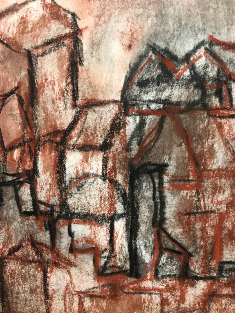 Original Expressionism Architecture Drawing by Paola Consonni