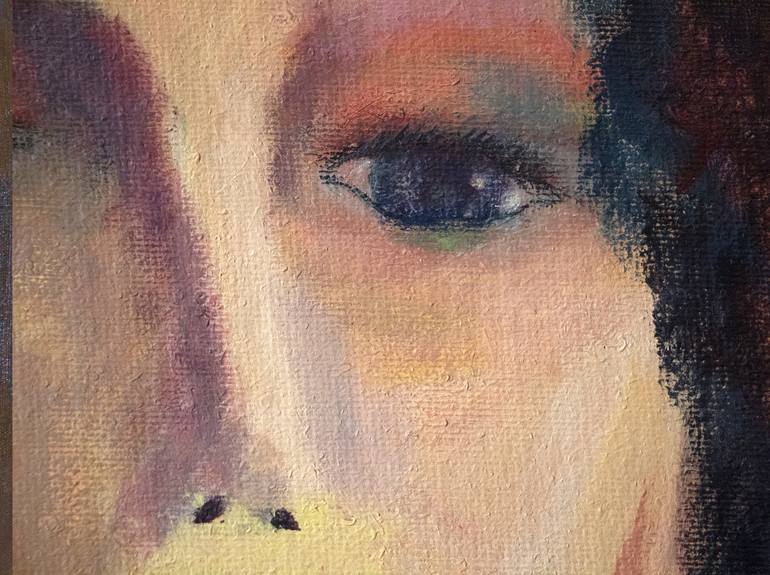 Original Expressionism Portrait Painting by Paola Consonni