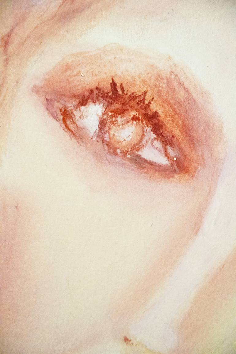 Original Expressionism People Drawing by Paola Consonni