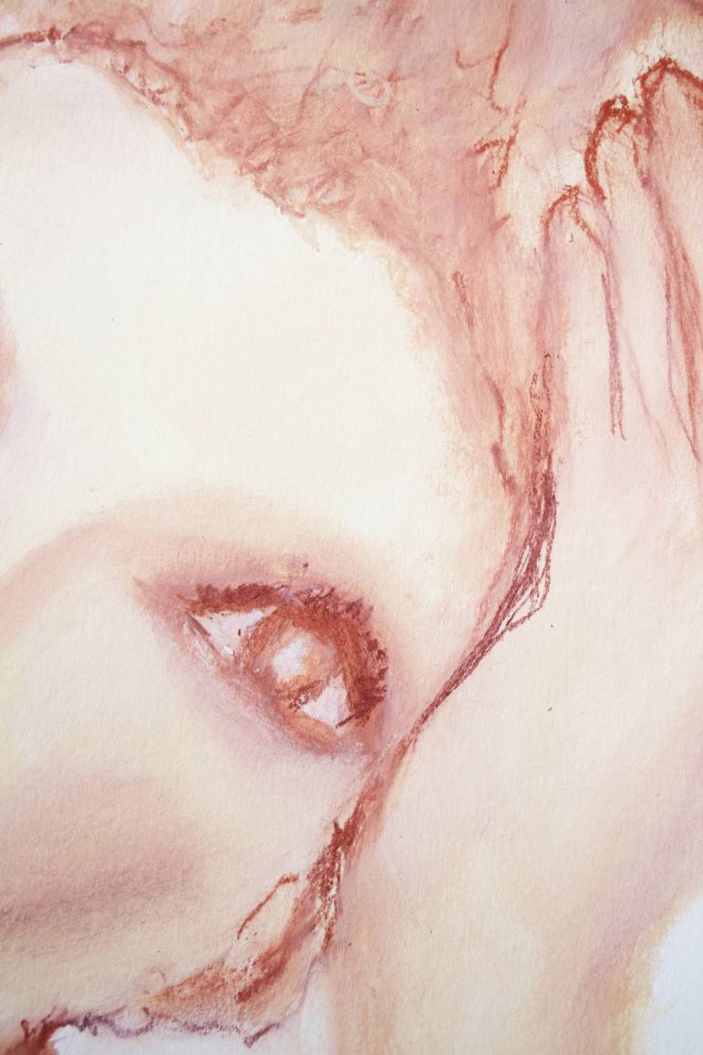 Original Expressionism People Drawing by Paola Consonni