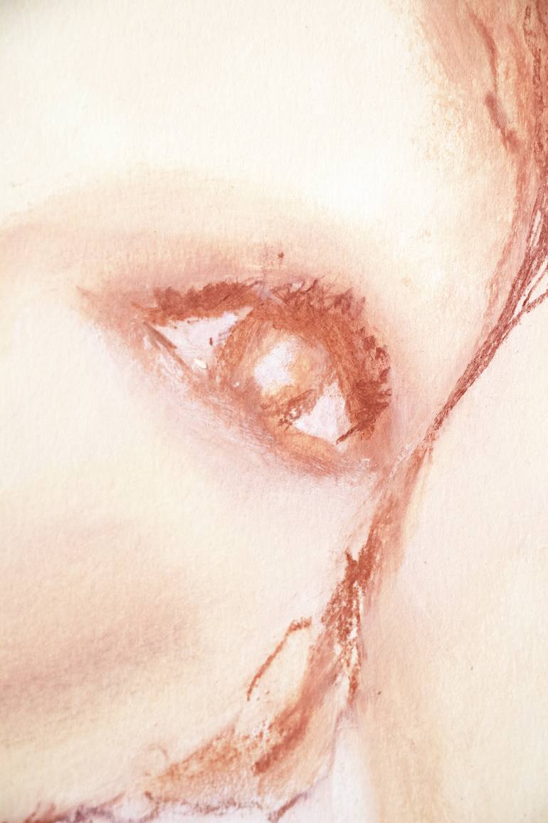 Original Expressionism People Drawing by Paola Consonni