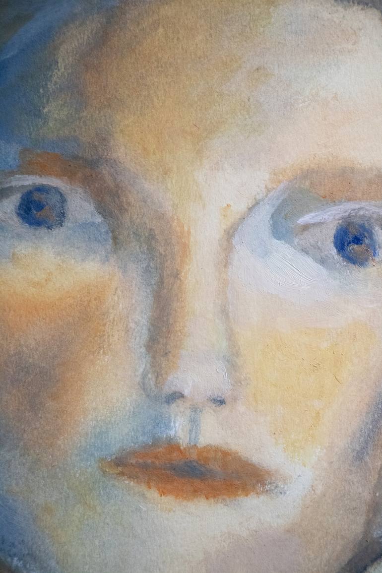 Original Expressionism People Drawing by Paola Consonni