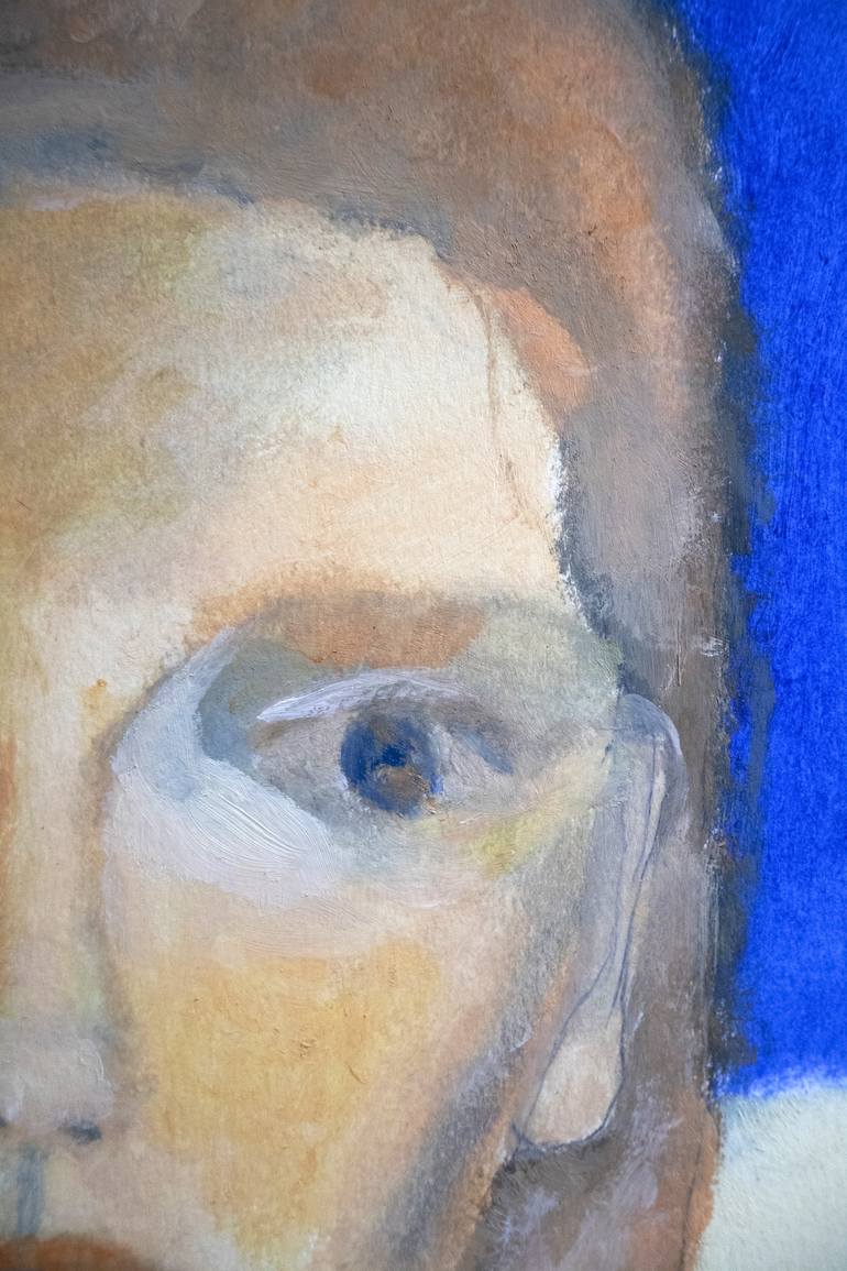 Original Expressionism People Drawing by Paola Consonni