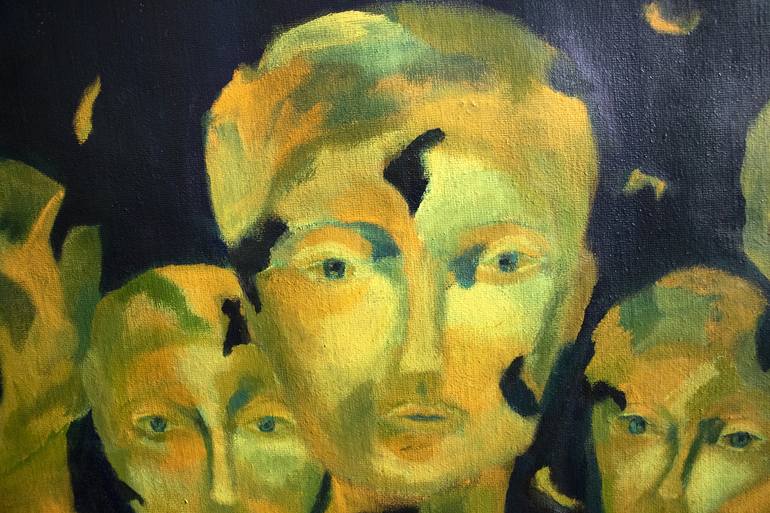 Original People Painting by Paola Consonni