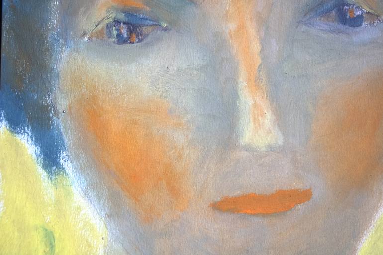 Original Expressionism Portrait Painting by Paola Consonni