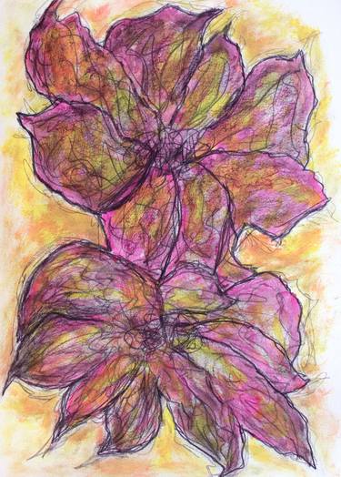 Original Floral Drawings by Paola Consonni