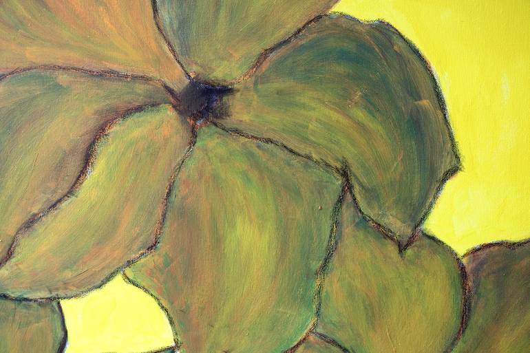 Original Expressionism Floral Painting by Paola Consonni