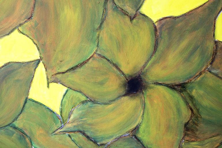 Original Expressionism Floral Painting by Paola Consonni