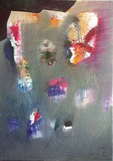 Original Abstract Expressionism Abstract Paintings by Lione Grigaliunaite