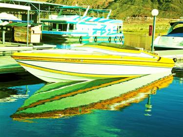 Original Pop Art Boat Photography by Sarah Scherf