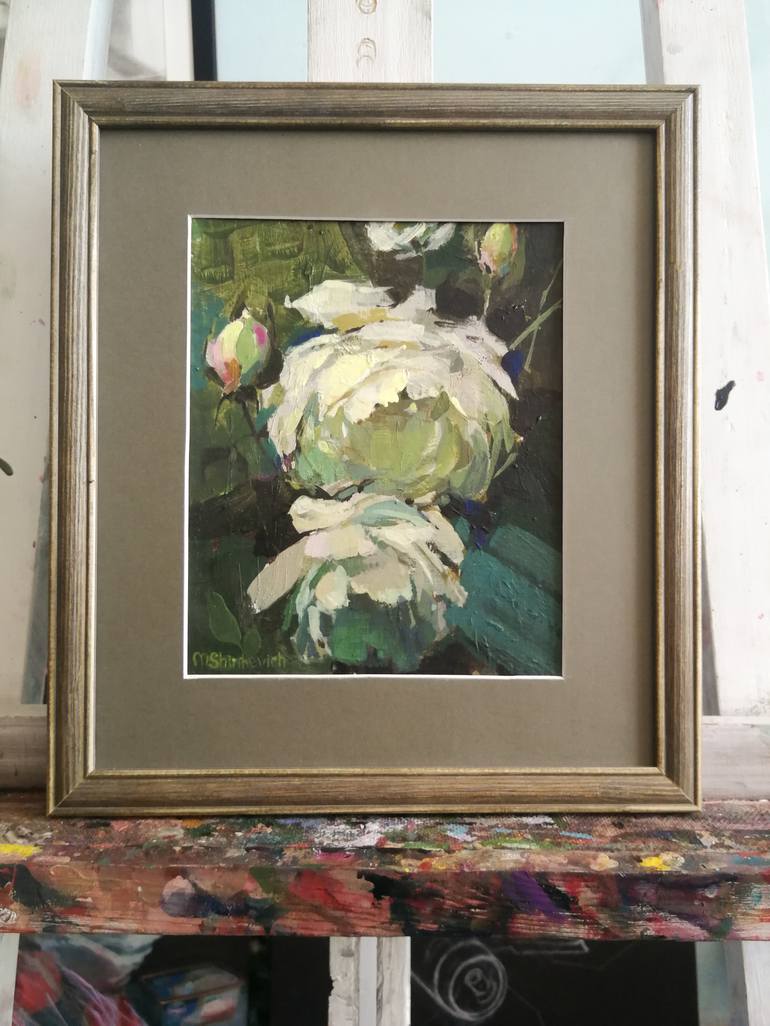 Original Impressionism Botanic Painting by Maria SHINKEVICH